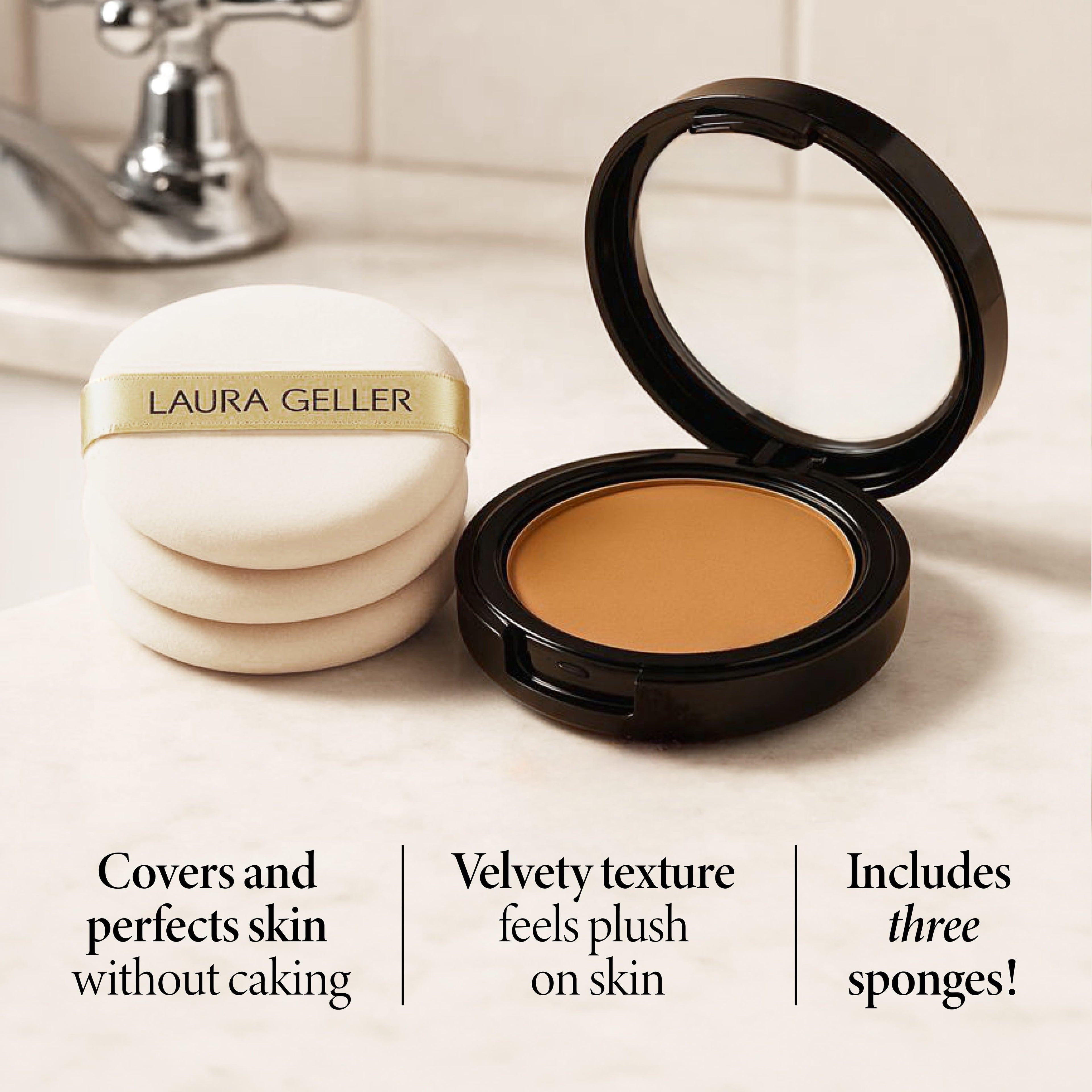Baked Foundation Sponge Trio